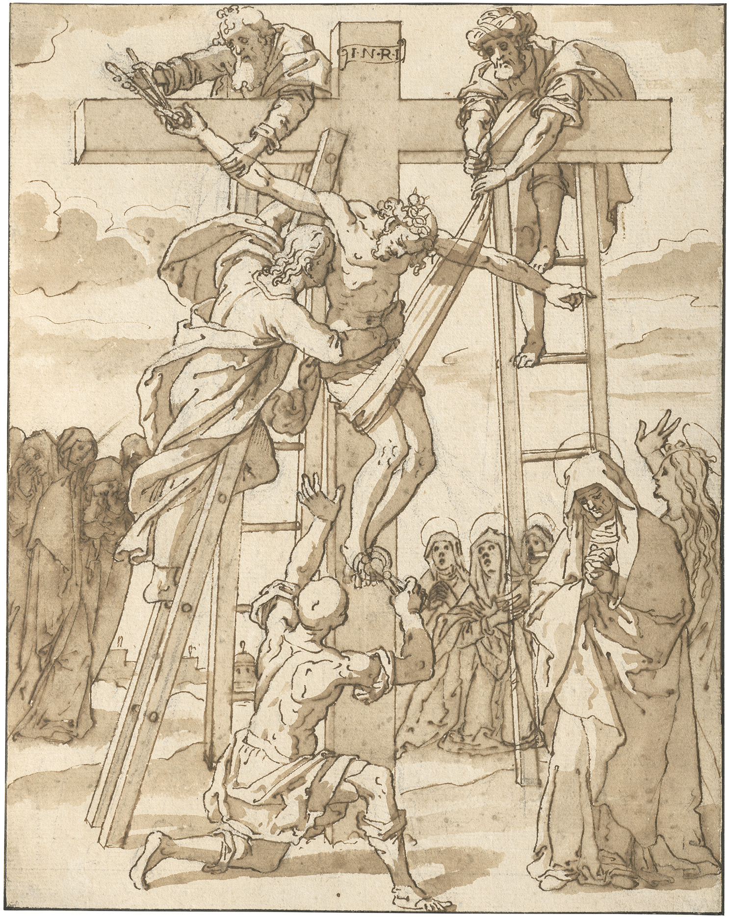 Tavarone_drawing Descent from the Cross