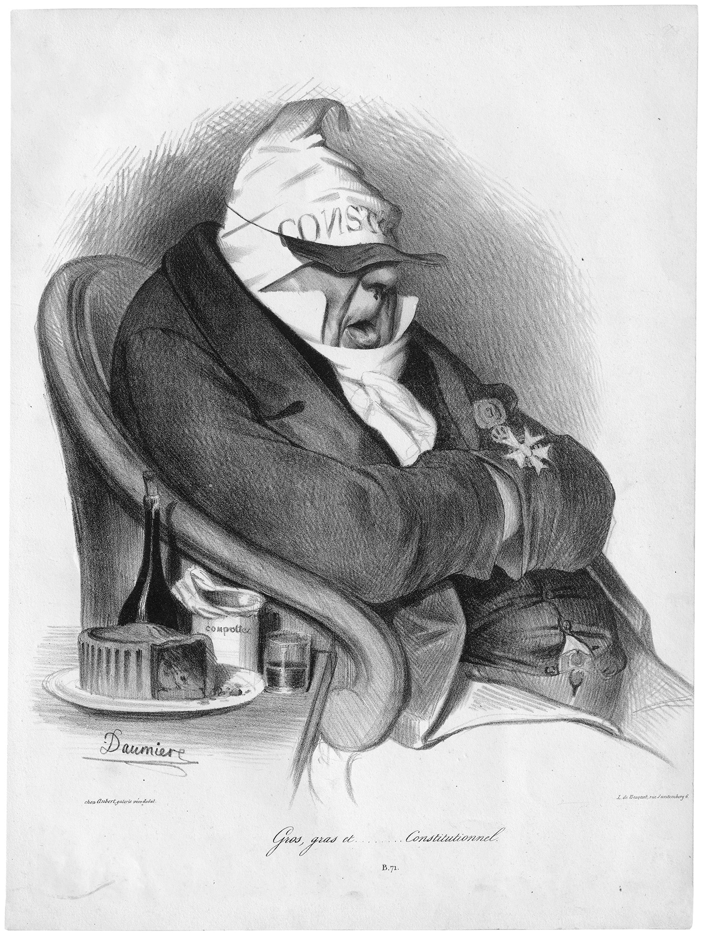 Daumier_Gros gras et Constitutionnel