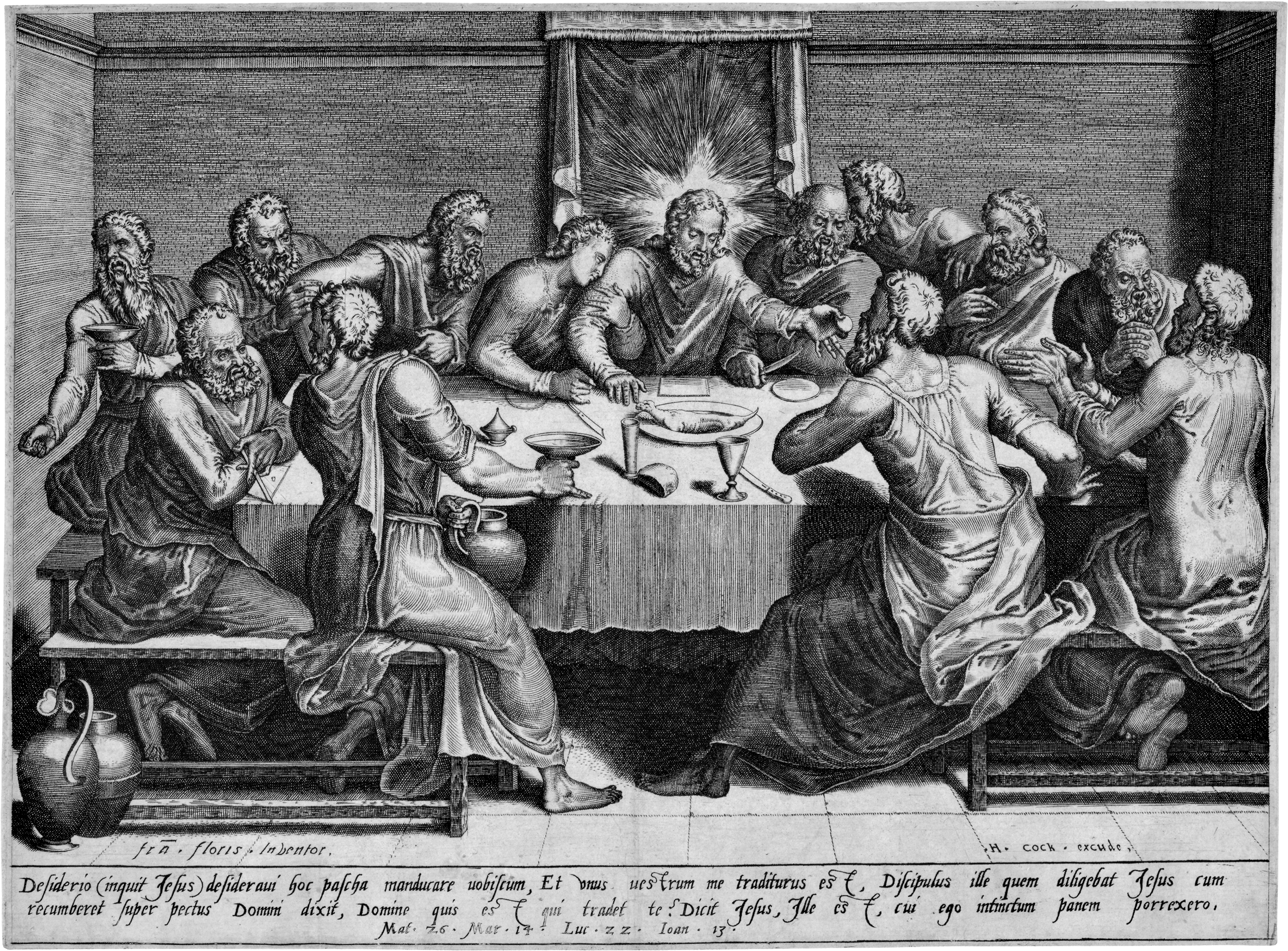 03_Frans Floris_print The Last Supper