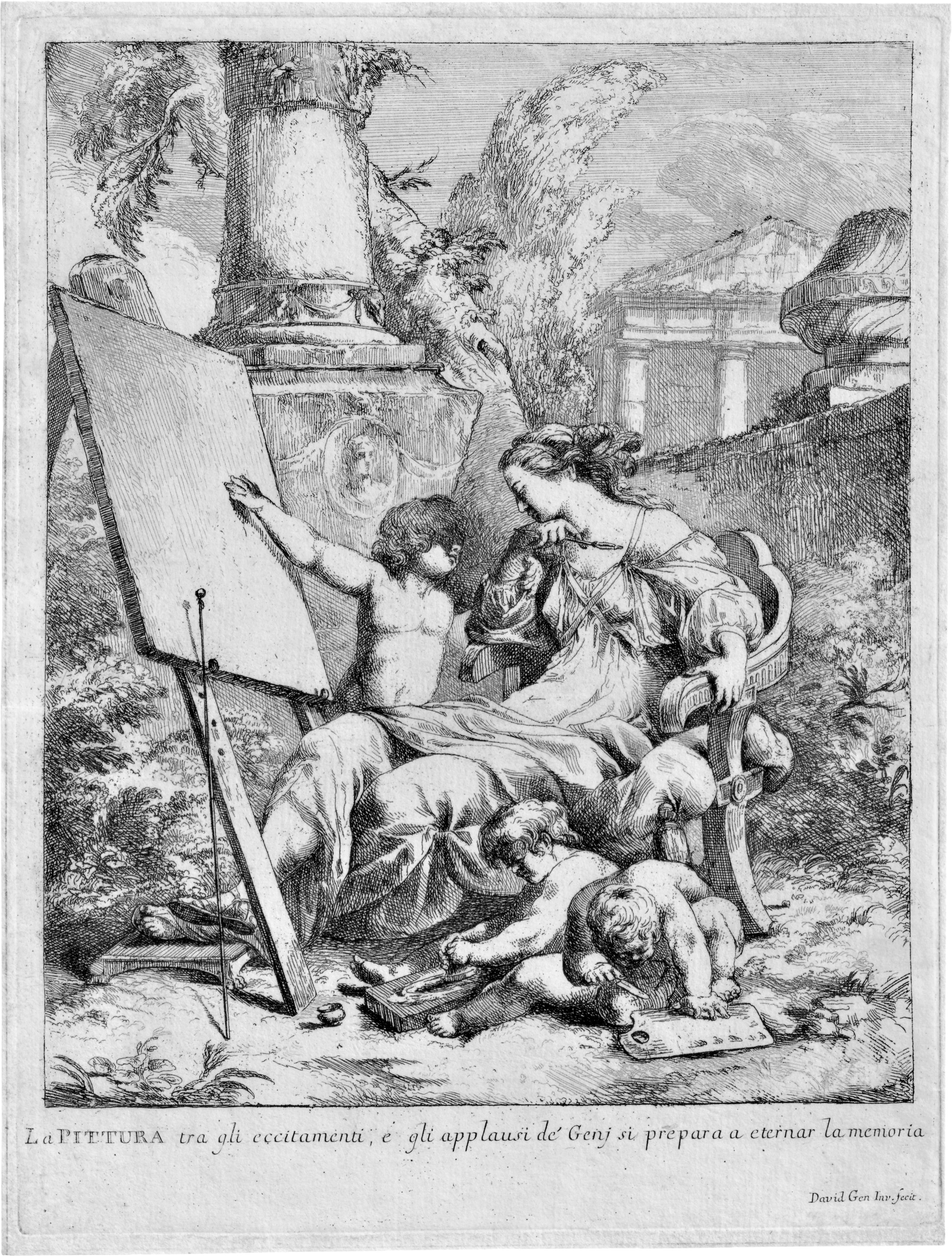 18_David_print Allegory of Painting