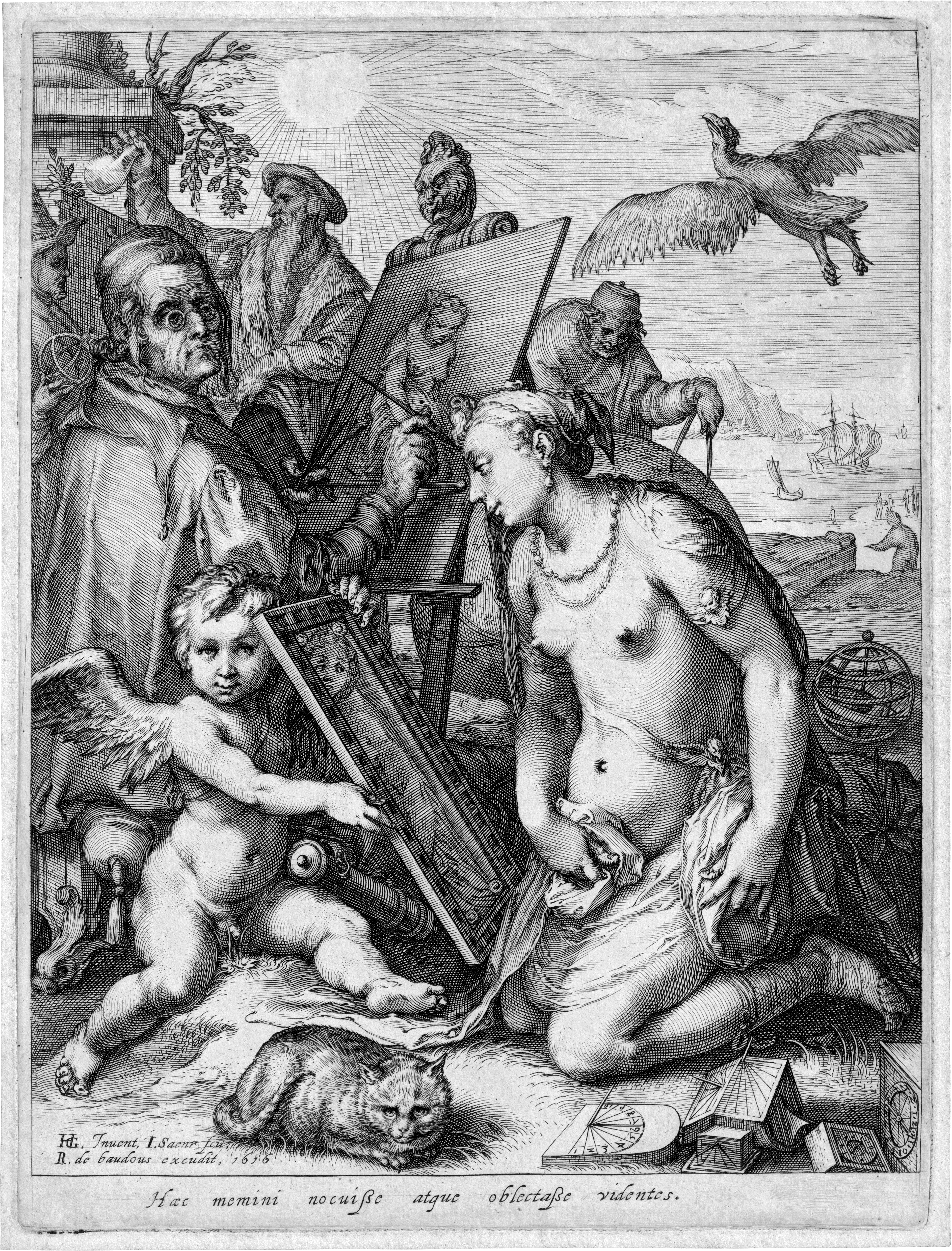 05_Saenredam_print Allegory of Love, Sight and Art