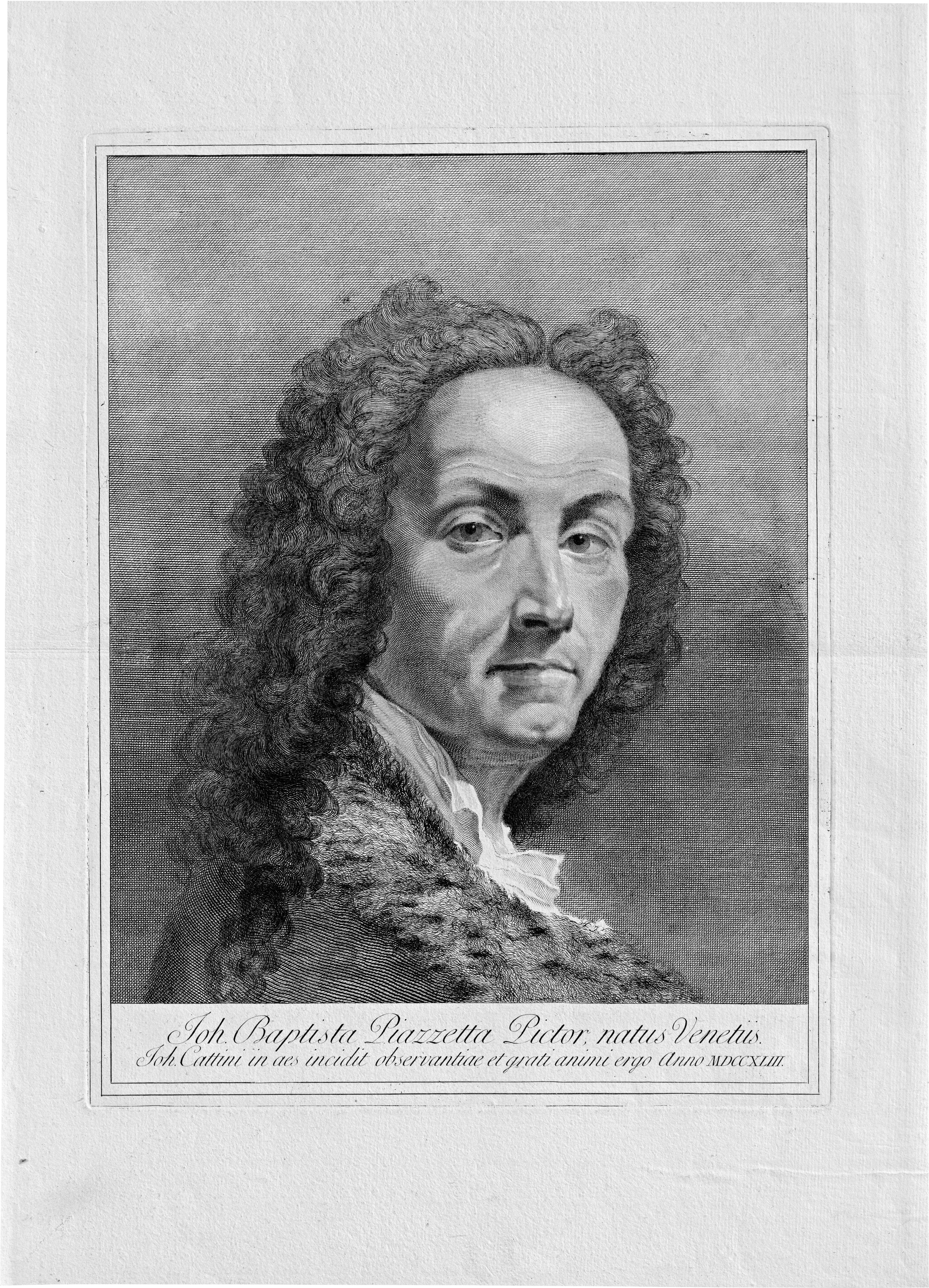 Cattini_print Half-length Portrait of Giovanni Battista Piazzetta